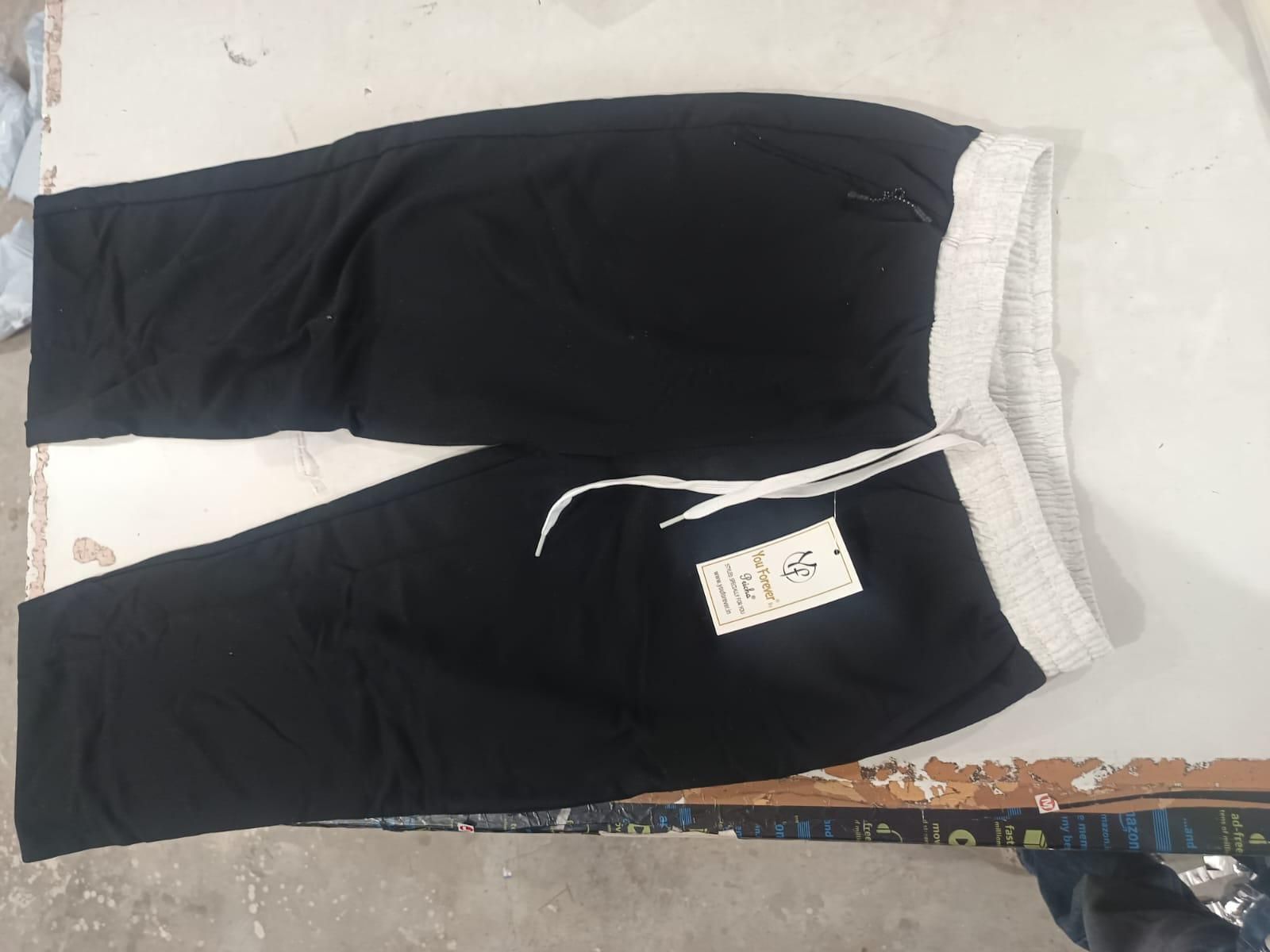 Women’s Trendy Wide Leg Black Casual Pants – Relaxed Fit Streetwear || Hip Hop Pant