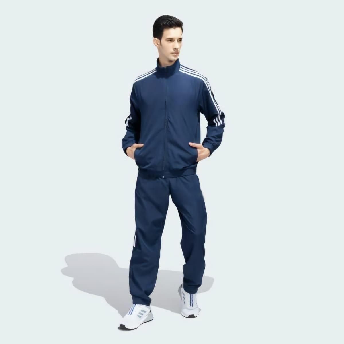 Men’s Premium 4-Way Lycra Track Suit – Side Stripe Stylish Gym & Casual Wear