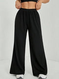Women’s Stylish Black Straight Fit Casual Pants